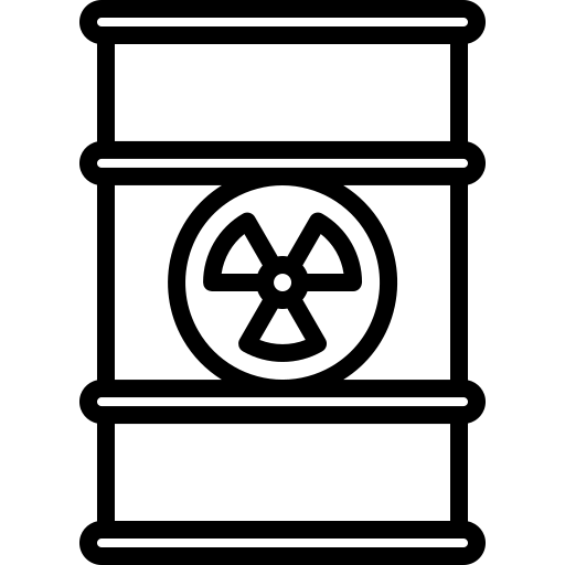 Radiation free icon