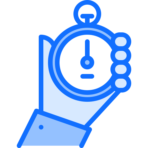 Stopwatch Coloring Blue icon