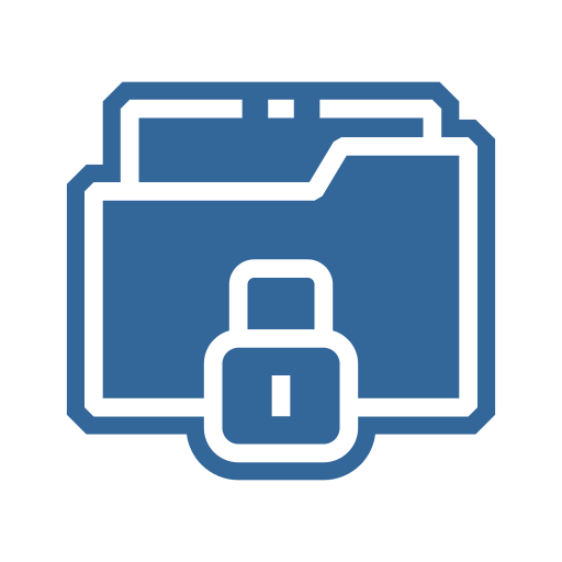 Folder management Generic Blue icon