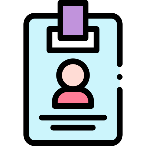 신분증 무료 아이콘