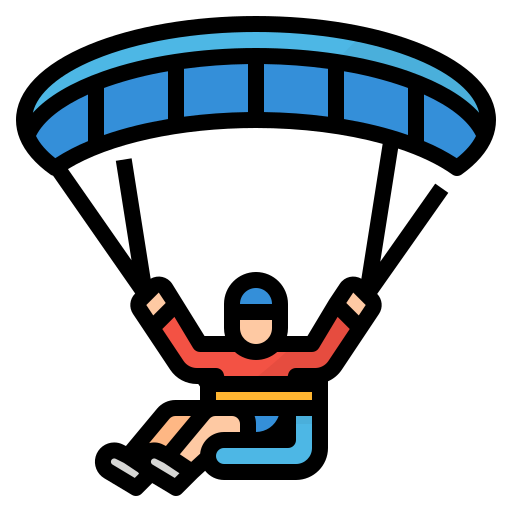 Paragliding free icon Paragliding free icon