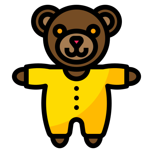 oso de peluche icono gratis