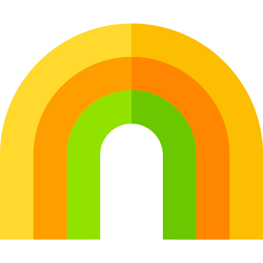 arco iris icono gratis