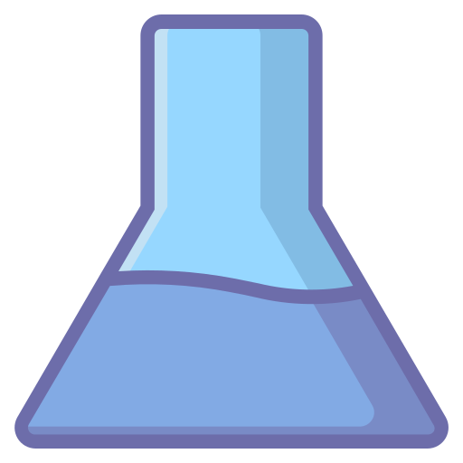 Flask Generic Outline Color Icon