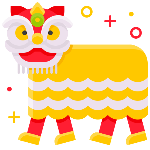 Lion dance free icon Lion dance free icon