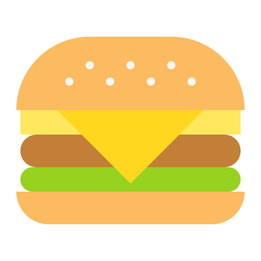 Hamburger Generic Flat icon