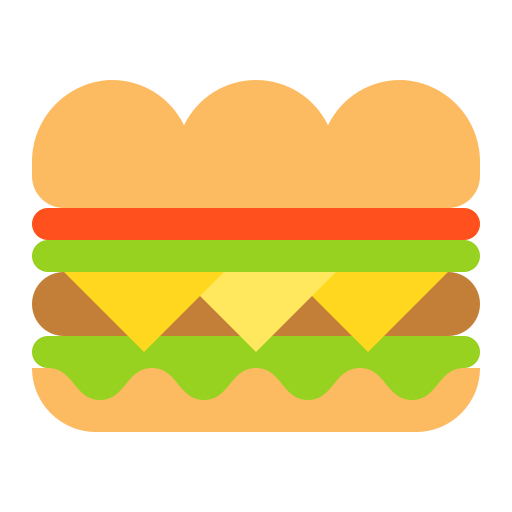 sandwich de hamburguesa icono gratis