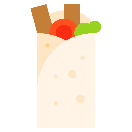 burrito icono gratis