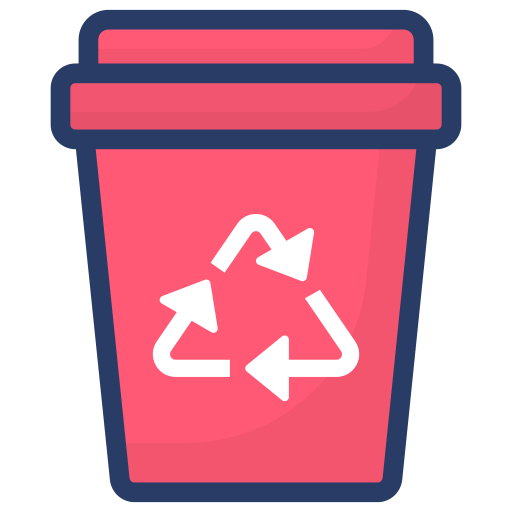 papelera de reciclaje icono gratis