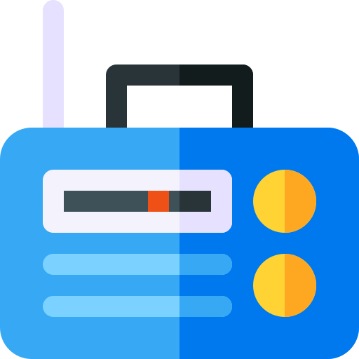 Radio Basic Rounded Flat icon