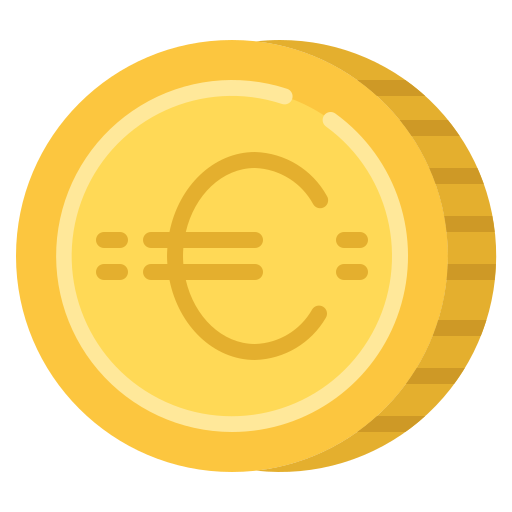 euro icono gratis