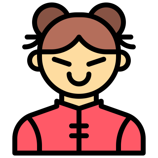 Girl Generic Outline Color icon