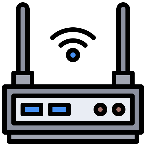 Router Generic Outline Color icon