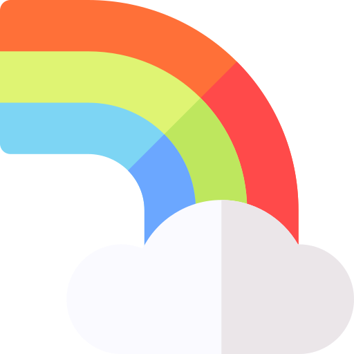 arco iris icono gratis