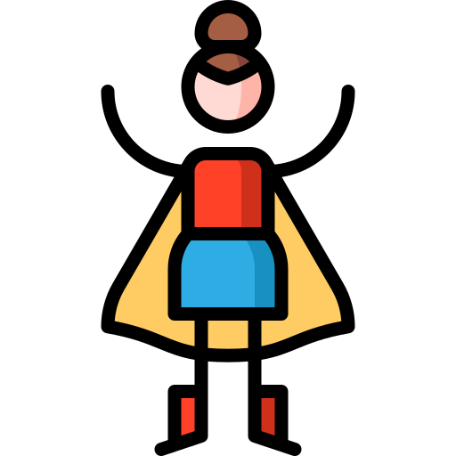 superheldin kostenlos Icon superheldin kostenlos Icon