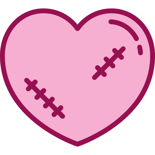 Heart Generic Outline Color icon