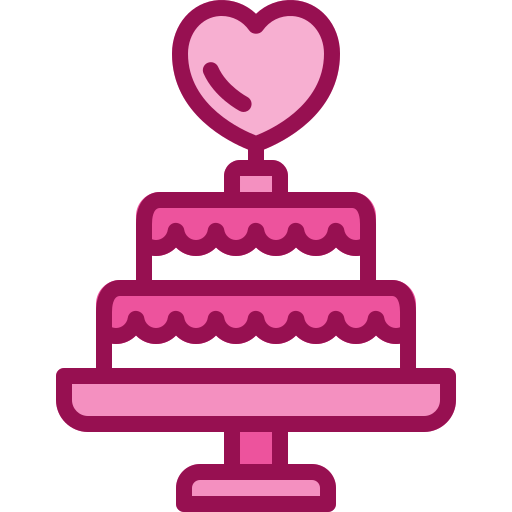 pastel de boda icono gratis