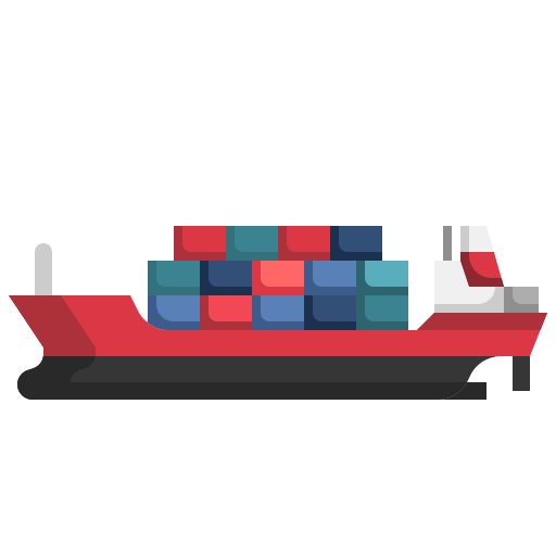 Cargo ship free icon Cargo ship free icon