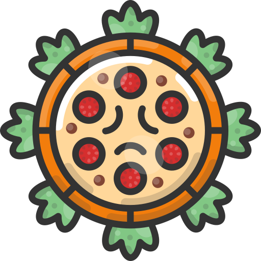 pizza italiana icono gratis