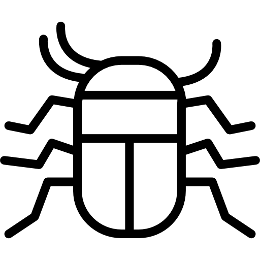 Bug Retinaicons Lineal icon