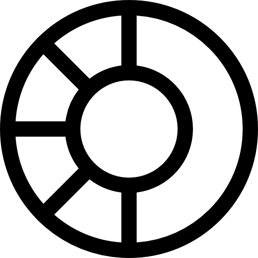 Icono De Gráfico Circular Basic Straight Lineal 5990