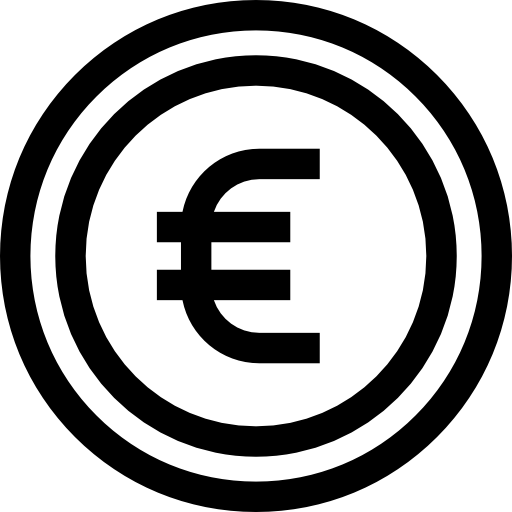 euro icono gratis