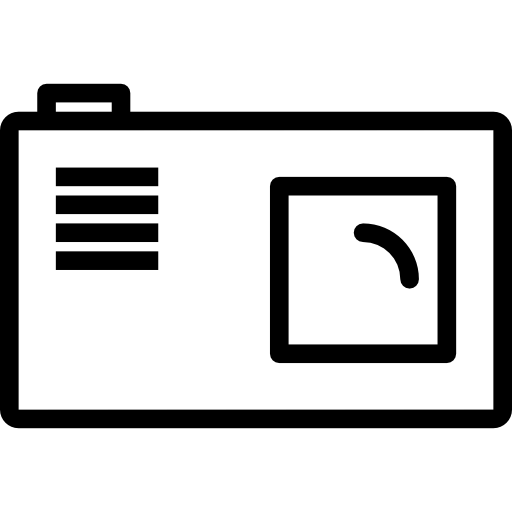 cámara fotográfica icono gratis