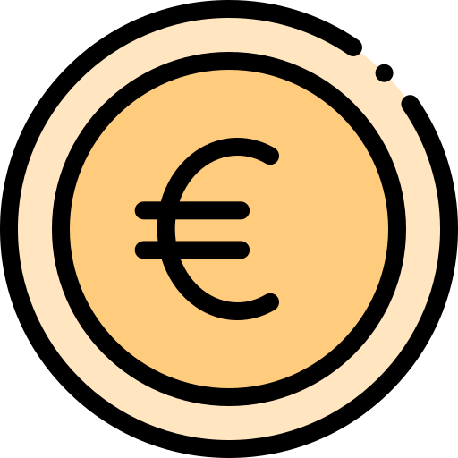 euro icono gratis