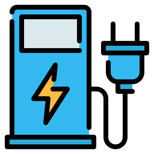 Electric station Generic Outline Color icon