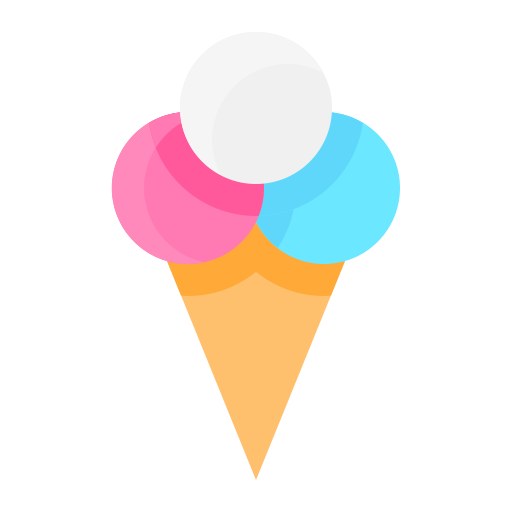 cucurucho de helado icono gratis