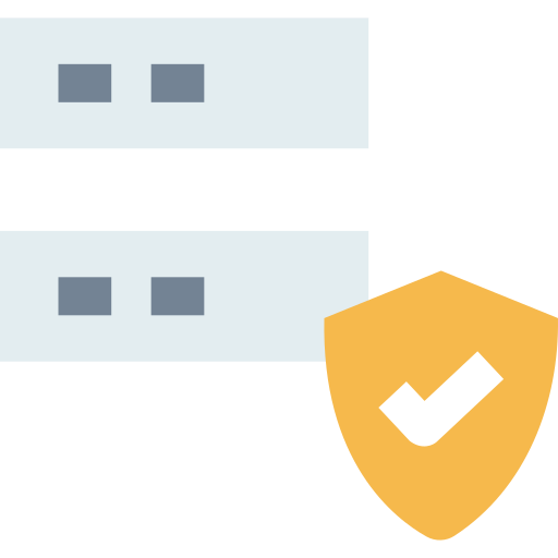 seguridad de la base de datos icono gratis