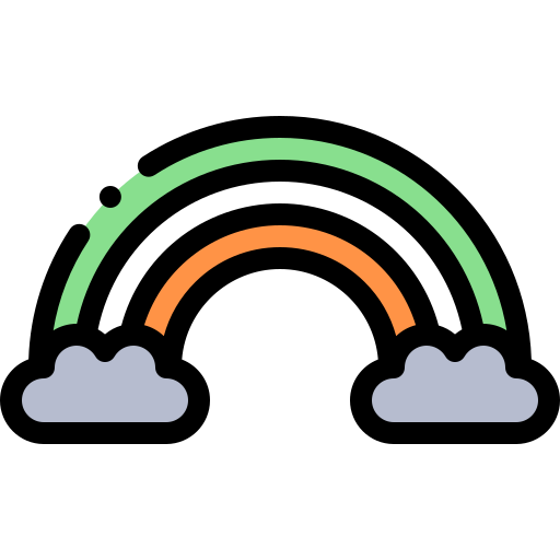 arco iris icono gratis