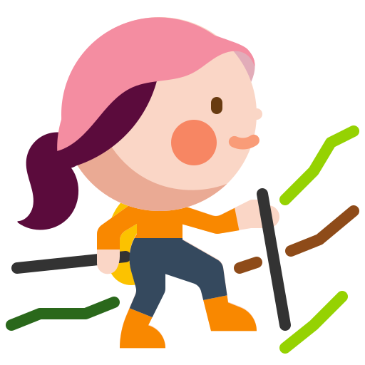 excursionismo icono gratis