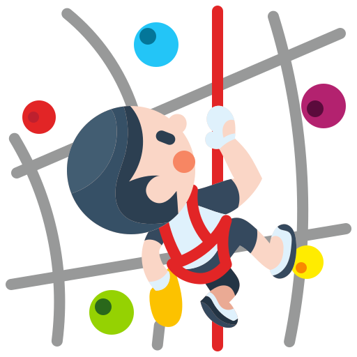 Climbing free icon