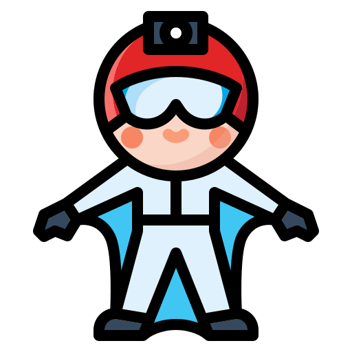 traje de alas icono gratis