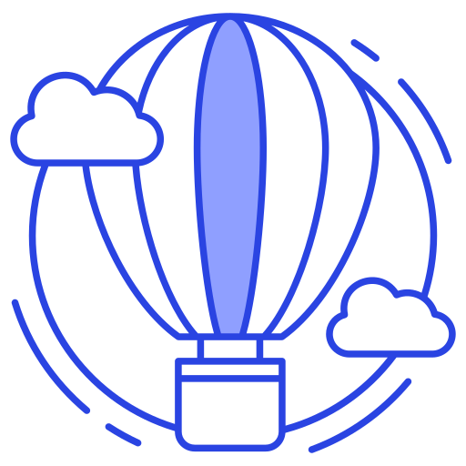 montgolfière Icône gratuit montgolfière Icône gratuit