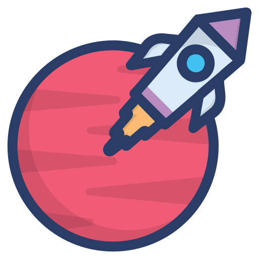 Spaceship Generic Outline Color icon