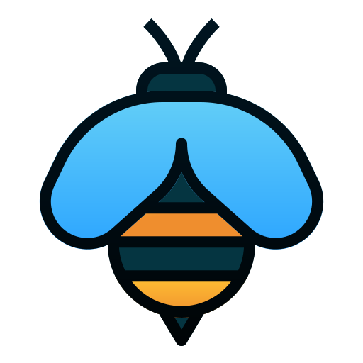 abeja icono gratis