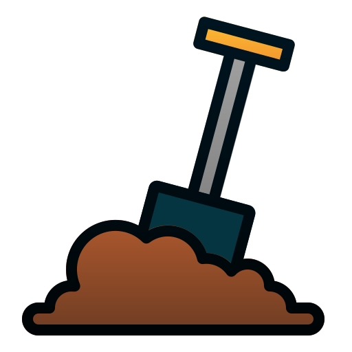 Shovel Andinur Lineal Color Gradient icon