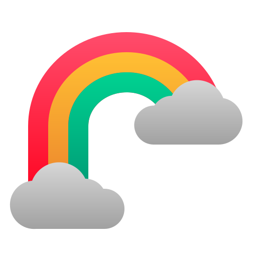 arco iris icono gratis