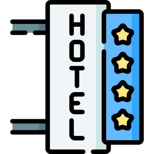 signo del hotel icono gratis