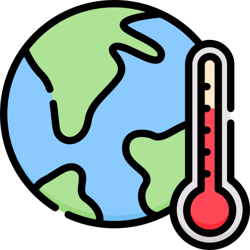 Global warming Special Lineal color icon