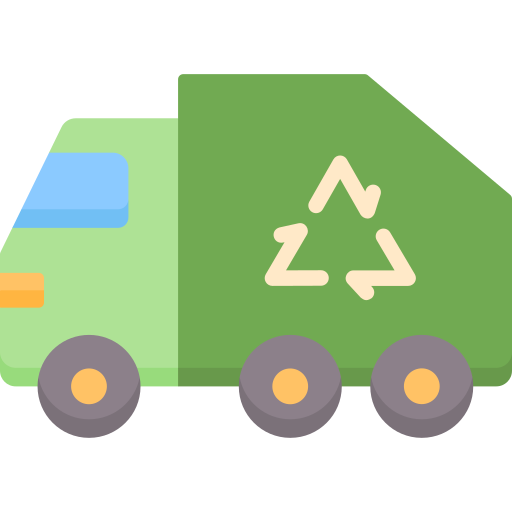 Garbage truck Special Flat icon