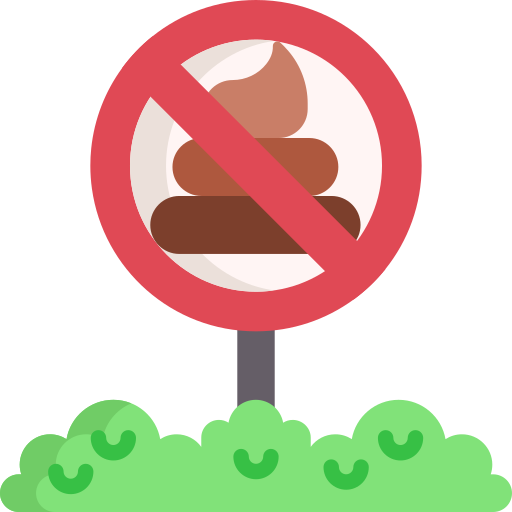 No Poop Special Flat Icon