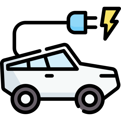 coche de energía solar icono gratis