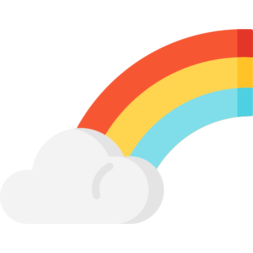 arco iris icono gratis