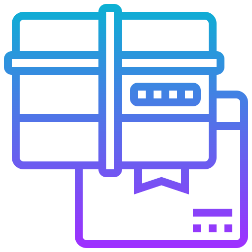 Package Meticulous Gradient icon