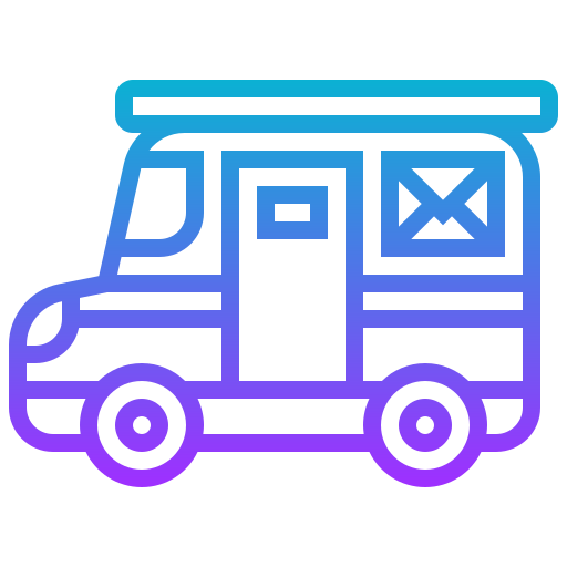 Delivery truck Meticulous Gradient icon