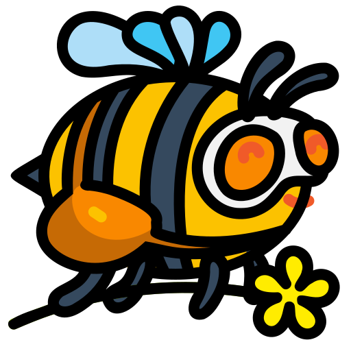 abeja icono gratis