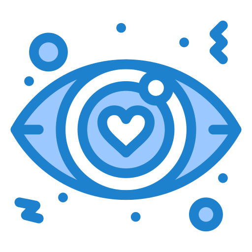 Eye Generic Blue icon